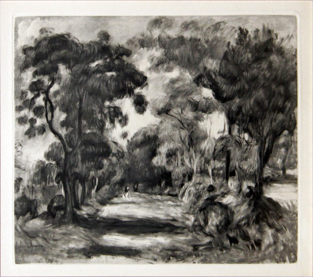 Pierre-Auguste Renoir (After) - Paysage: Artist: Pierre-Auguste Renoir (After) Title: Paysage Year: 1919 Dimensions: 12.5in. by 9in. Edition: From the rare limited edition of 375 Publisher: Ambroise Vo
