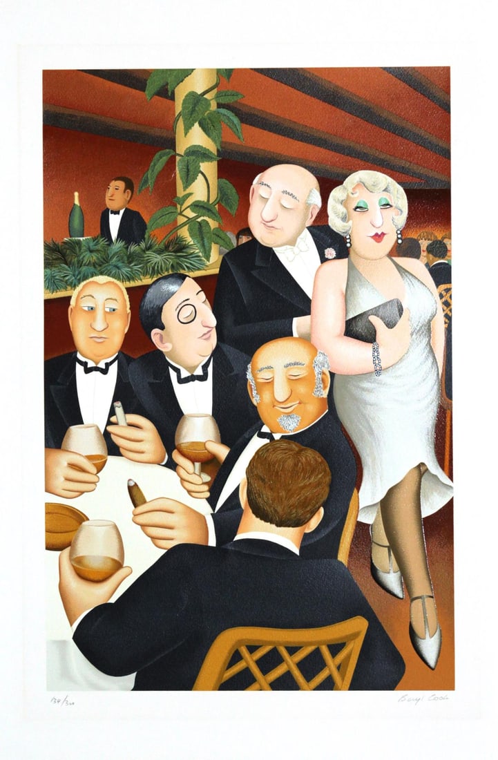 Beryl Cook - The Baron Entertains (1 of 3)