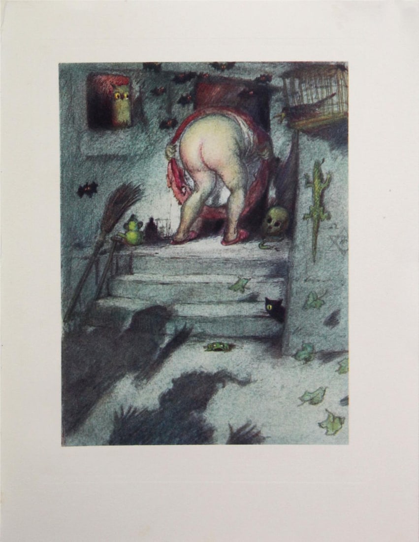 Louis Icart - Untitled: Artist: Louis Icart Title: Untitled Year: 1936 Dimensions: 9.5in. by 7.3in. Edition: From rare limited edition Publisher: Le Vasseur et Cie Paris Suite: Gargan