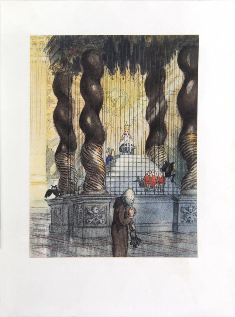 Louis Icart - Untitled: Artist: Louis Icart Title: Untitled Year: 1936 Dimensions: 9.5in. by 7.3in. Edition: From rare limited edition Publisher: Le Vasseur et Cie Paris Suite: Gargan