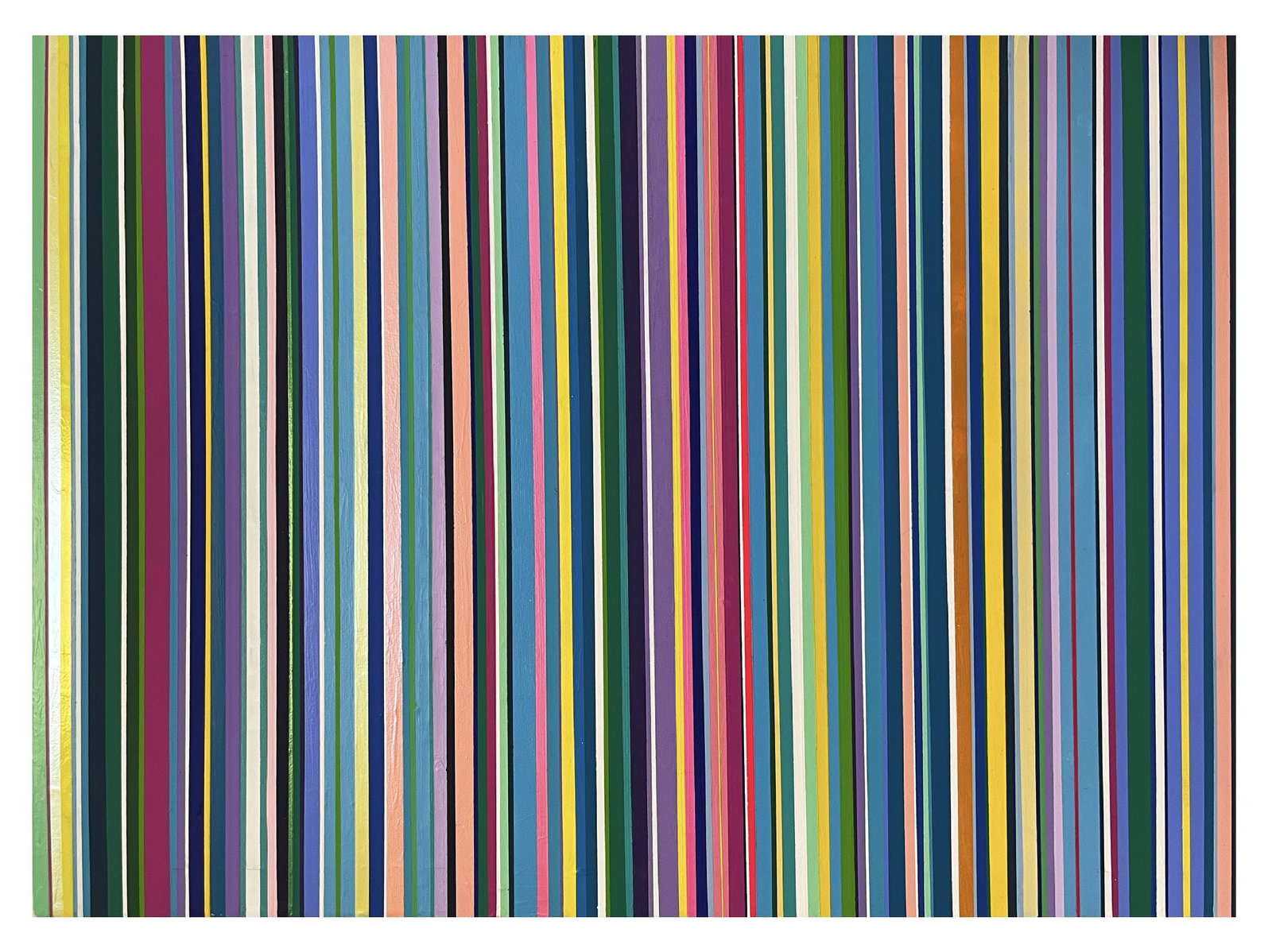 Beth Liez - Color No.7: Artist: Beth LiezTitle: Color No.7Year: 2024Dimensions: 18 x 24 in.Edition: Original One-of-a-Kind PaintingMedium: Hand painted acrylic on canvasCondition: ExcellentSignature Details: Hand-signed,