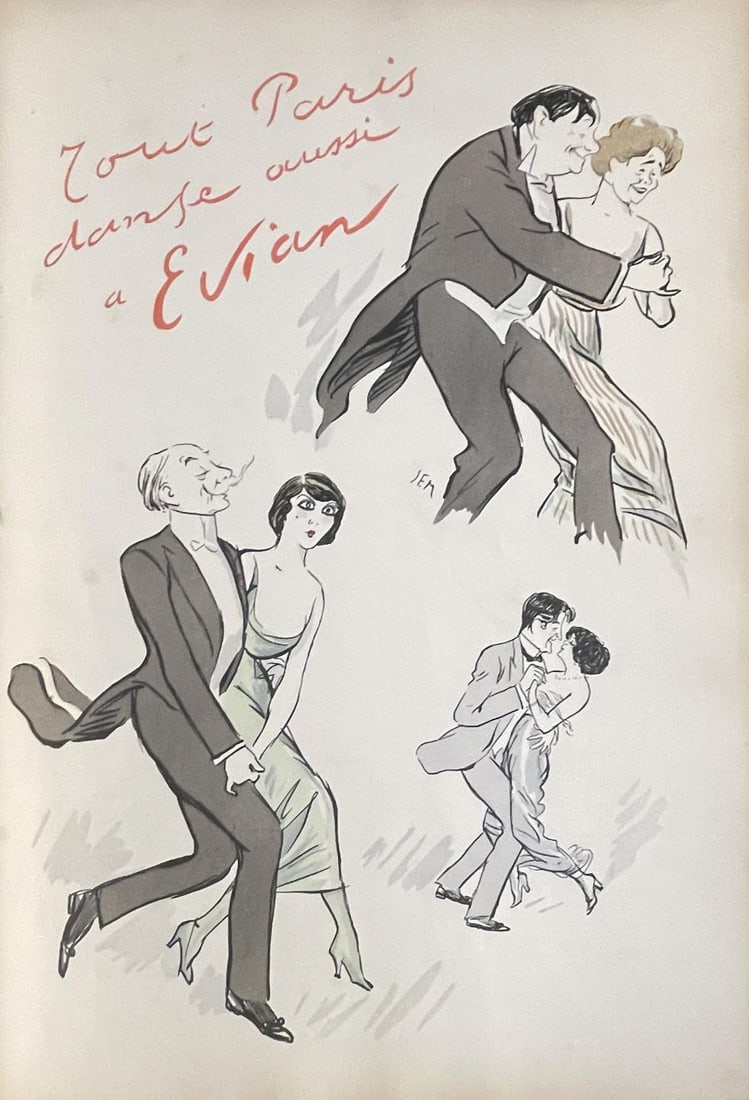 Sem (Georges Goursat) - Plate 23 From Tangoville: Artist: Sem (Georges Goursat) Title: Plate 23 From Tangoville Year: 1913 Dimensions: 12 3/4in. by 18in. Edition: From the rare limited edition Publisher: Fourbo