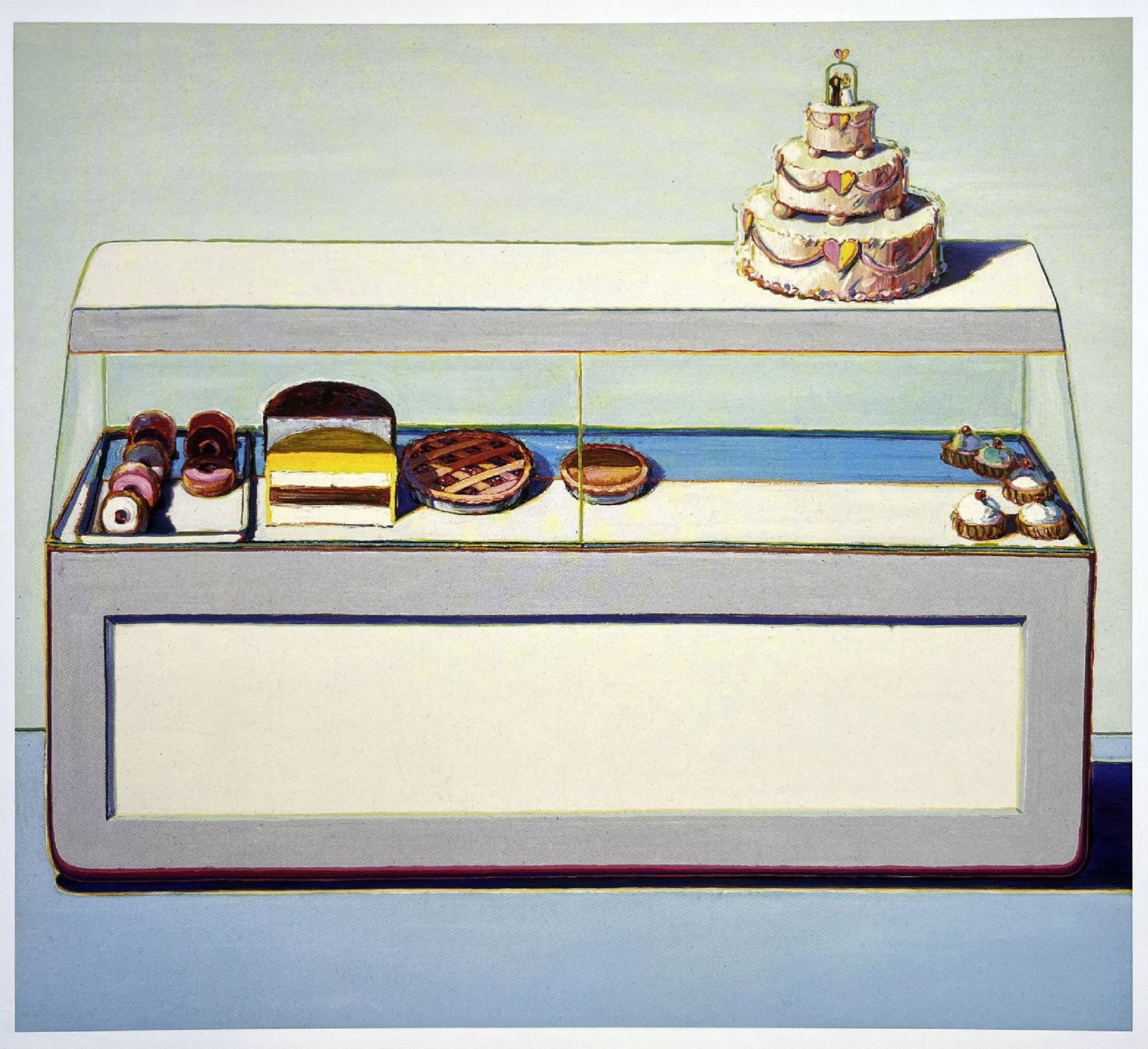 Wayne Thiebaud - A La Carte: Artist: Wayne Thiebaud Title: A La Carte Year: 2019 Dimensions: 8 1/2 x 9 1/2 in. Edition: From the Rare Limited Edition Medium: Offset Lithograph on gloss text