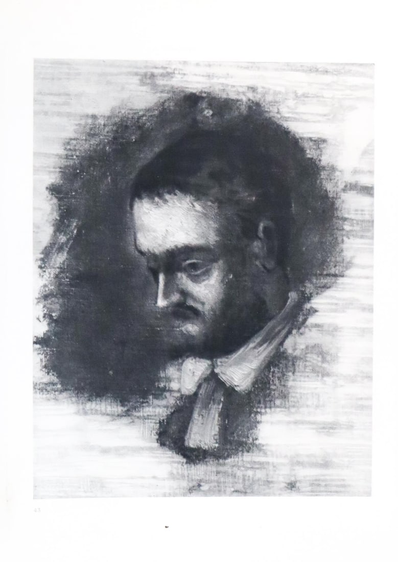 Paul Cezanne (after) - Portrait de zola: Artist: Paul Cezanne (after) Title: Portrait de zola Year: 1860 Dimensions: 12.5in. by 10in. Edition: From the rare limited edition of 650 Publisher: Ambroise V