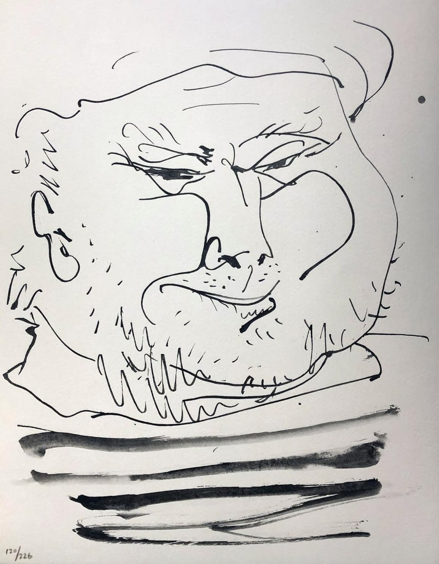 Pablo Picasso (After) - Visage de vieux marin.: Artist: Pablo Picasso (After) Title: Visage de vieux marin. Year: 1957 Dimensions: 14 .5in. by 11in. Edition: From the rare limited edition of 226 Suite: 40 Des