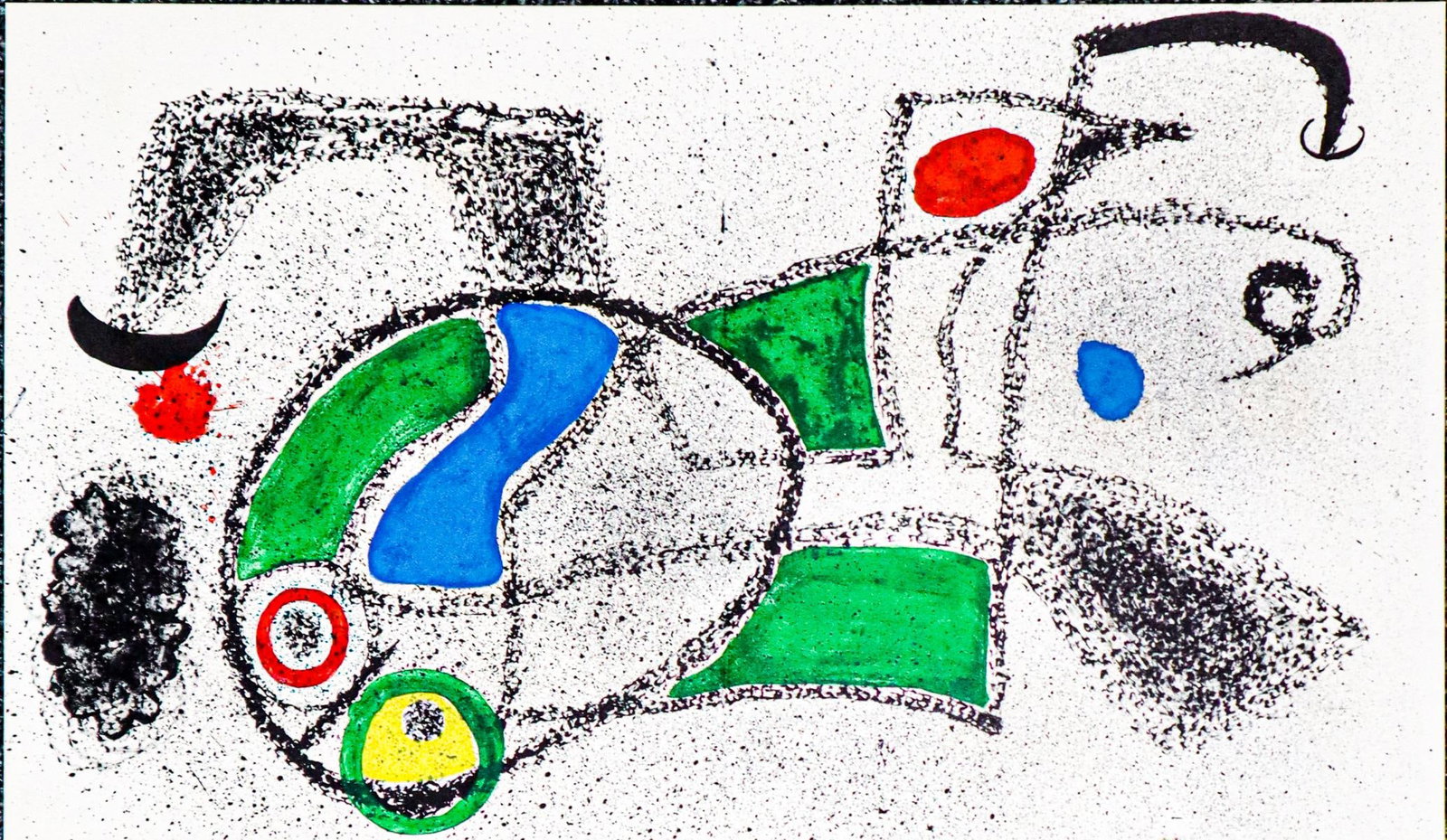 Joan Miro - Untitled: Artist: Joan Miro Title: Untitled Year: 1968 Dimensions: 8.75in. by 15in. Edition: From the rare limited edition Publisher: Foundation Maeght Saint Paul
