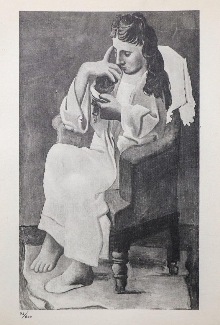 Pablo Picasso - La Lettre: Artist: Pablo Picasso Title: La Lettre Dimensions: 8.5in. by 11in. Edition: From the rare limited edition Suite: Pablo Picasso by Eugenio D'Ors Medium: Lithogr