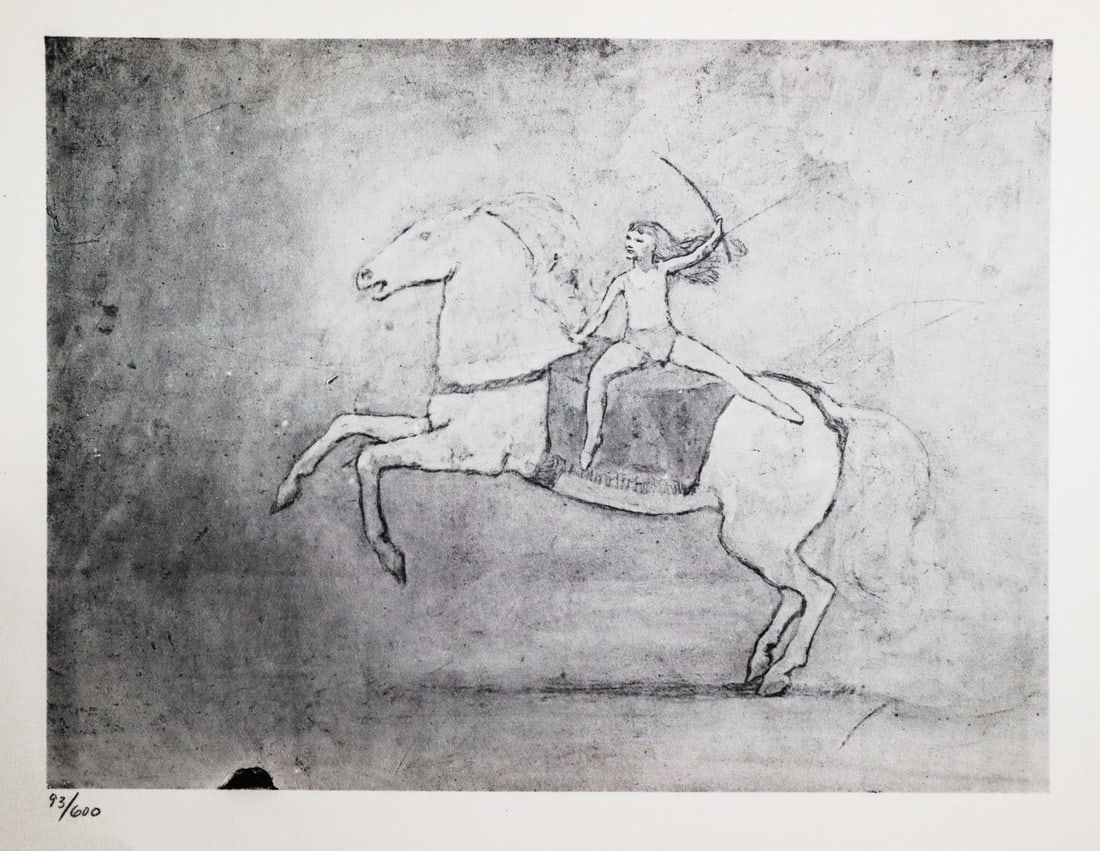 Pablo Picasso - Le cirque: Artist: Pablo Picasso Title: Le cirque Dimensions: 8.5in. by 11in. Edition: From the rare limited edition of 600 Suite: Pablo Picasso by Eugenio D'Ors Medium: L