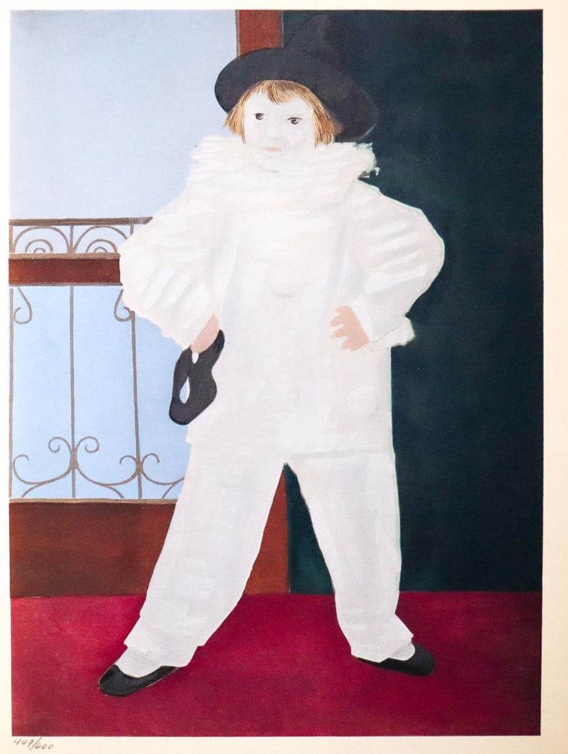 Pablo Picasso - Femme Assise (After): Artist: Pablo Picasso Title: Femme Assise Dimensions: 11in. by 9in. Edition: From the rare limited edition Suite: Pablo Picasso by Eugenio D'Ors Medium: Color