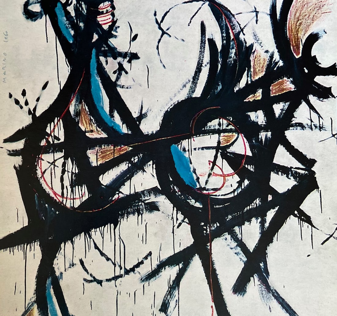 Marino Marini - Black Miracle 1954: Artist: Marino MariniTitle: Black Miracle 1954Year: 1965Dimensions: 6 1/2in. by 6 1/4in.Weight: 0Edition: From the rare limited edtionPublisher: Philadelphia Museum of ArtMedium: Original lithograph