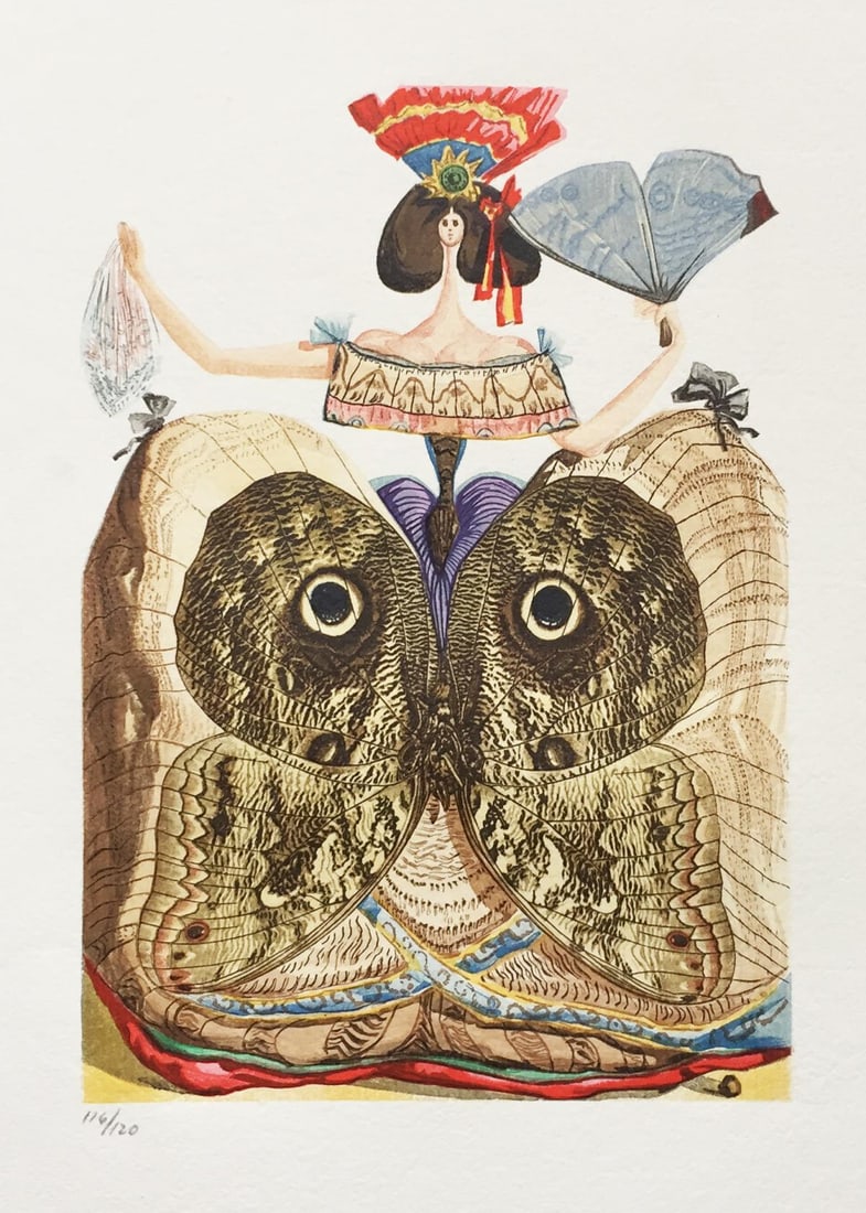 Salvador Dali - Le Tricorne 14: Artist: Salvador Dali Title: Le Tricorne 14 Year: 1958 Dimensions: 10in. by 12 3/4in. Edition: From the rare limited edition of 120 Publisher: Editions du Roche