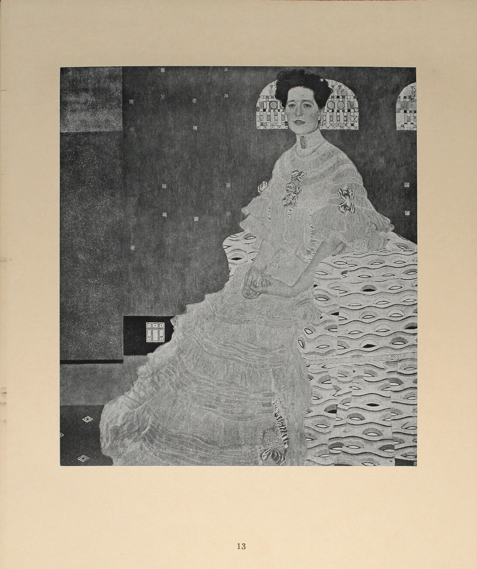 Gustav Klimt (After) - Bildnis der Frau Frissa Riedler: Artist: Gustav Klimt (After) Title: Bildnis der Frau Frissa Riedler Year: 1920 Dimensions: 11.5in. by 9.5in. Edition: 137 from the rare limited edition of 500 Publi