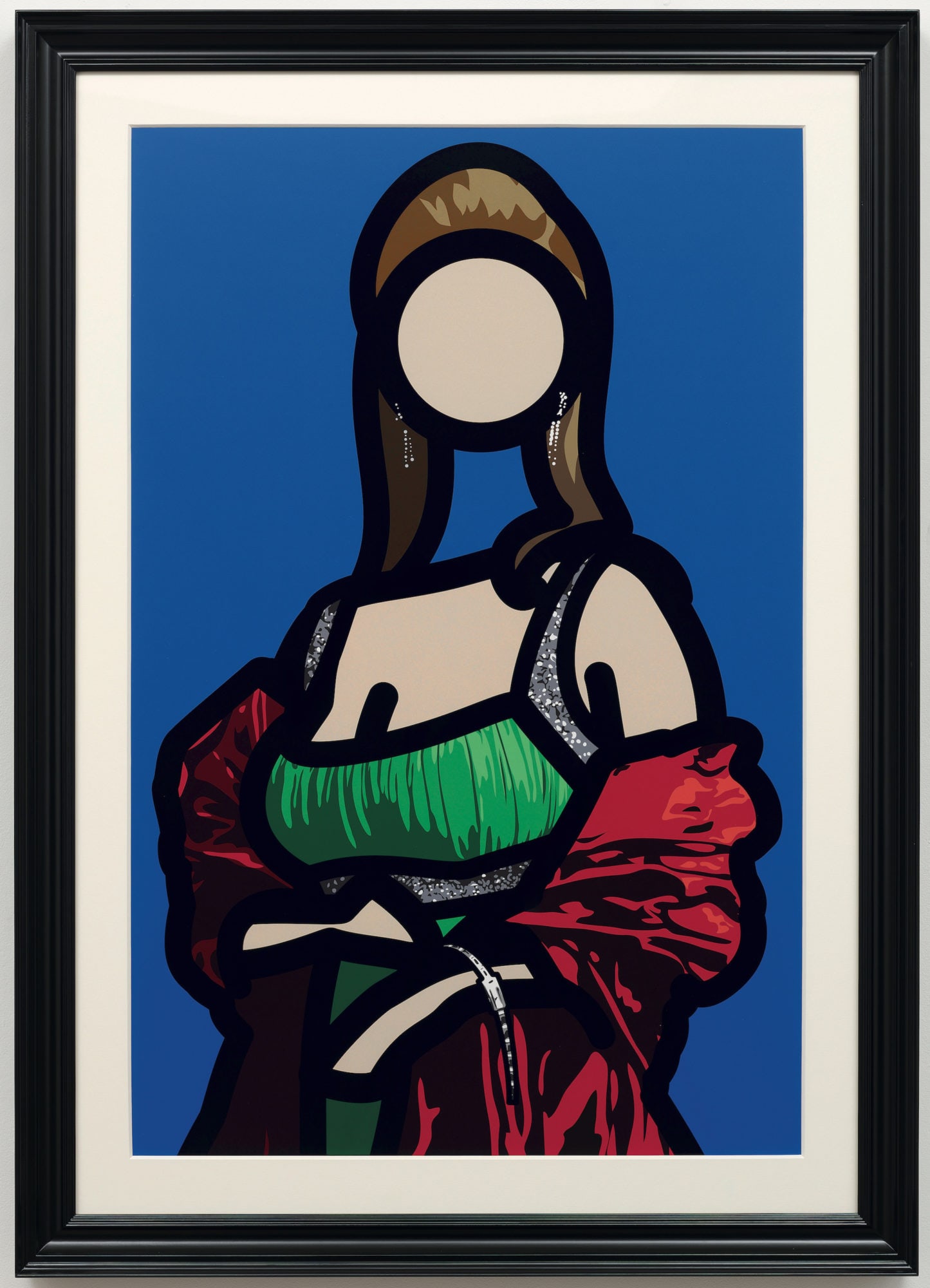 Julian Opie - Felicia: Artist: Julian Opie Title: Felicia Year: 2011 Dimensions: 50 1/4 x 35 5/8 in. Edition: 23 from the limited edition of 40 Publisher: Alan Cristea Gallery, London