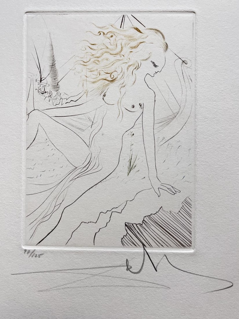 Salvador Dali - La fiance du roi de Garge (Day Two from Le Decameron): Artist: Salvador Dali Title: La fiance du roi de Garge (Day Two from Le Decameron) Year: 1972 Dimensions: 12.25in. by 17.5in. Edition: From the rare English Edition of 125 on