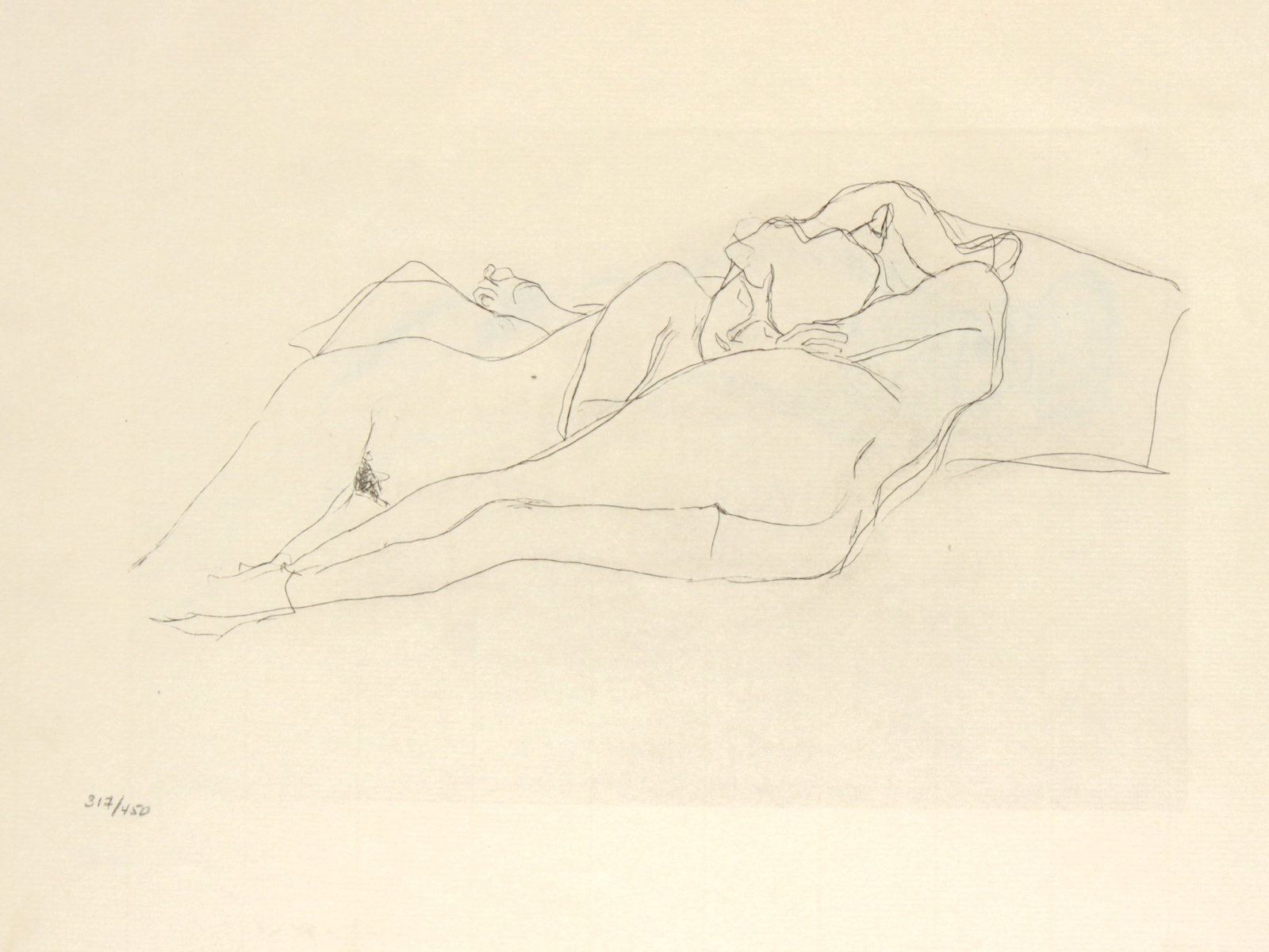 Gustav Klimt - Untitled from "des Lukian": Artist: Gustav KlimtTitle: Untitled from "des Lukian"Year: 1907Dimensions: 11in. by 14in.Edition: From the rare and limited edition of 450Publisher: Julius Zeitler LeipzigSuite: Die Hetarengesprache