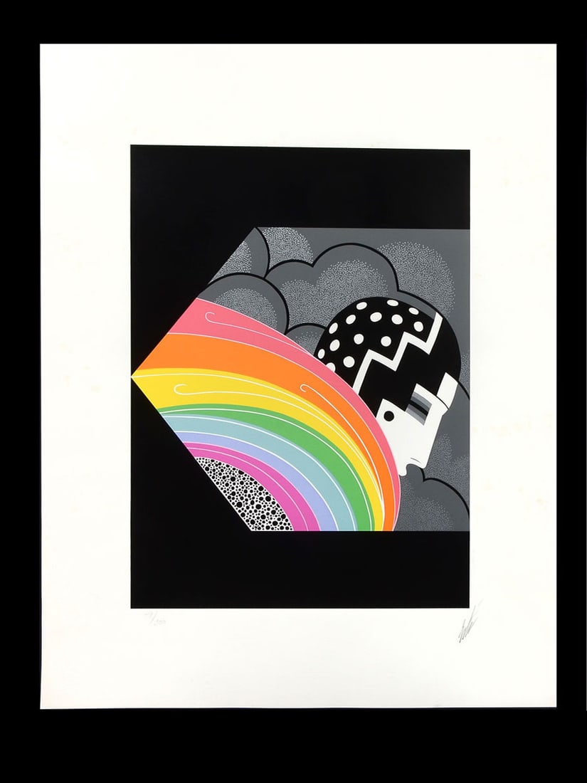 Erte - Tempest: Artist: Erte Title: Tempest Year: 1978 Dimensions: 23 1/2 x 18 1/2 in. Edition: From the rare limited edition of 300 Publisher: Circle Fine Arts Suit