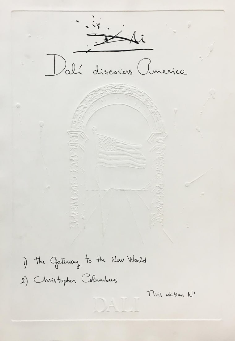 Salvador Dali - Cover Sheet from "Dali Discovers (1 of 1)