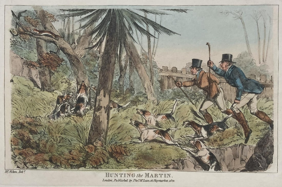 Henry Alken - Hunting the Martin (1 of 1)