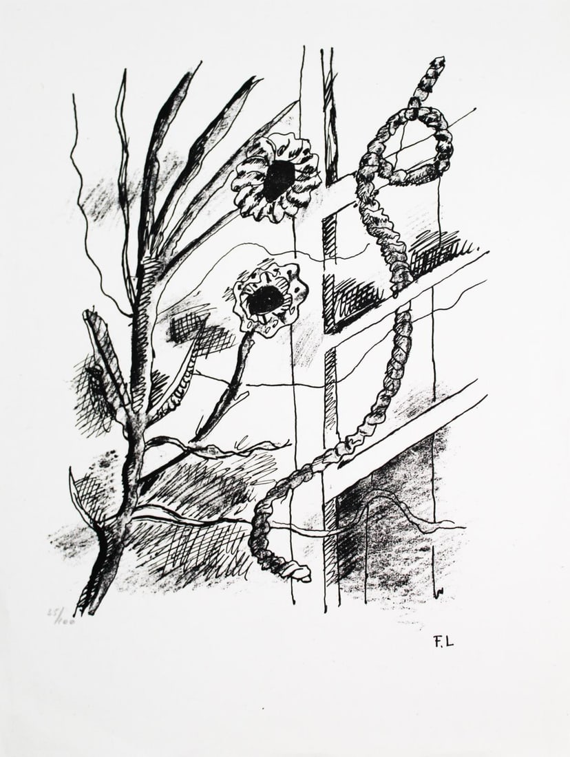 Fernand Leger - Illuminations XIV (Additional Suite): Artist: Fernand Leger Title: Illuminations XIV (Additional Suite) Year: 1949 Dimensions: 13in. by 9.75in. Edition: From the rare limited edition of 100 Publisher:<