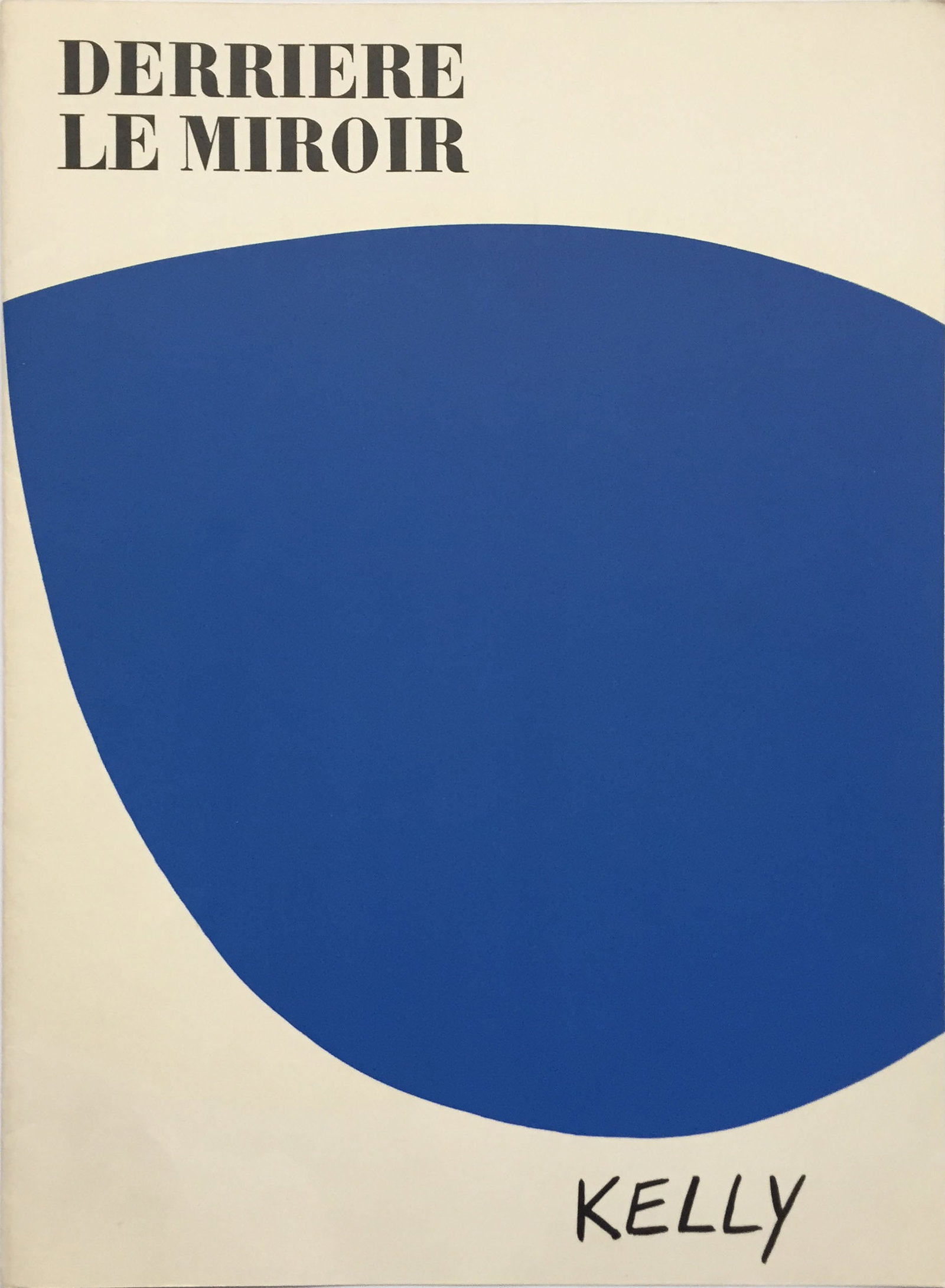 Ellsworth Kelly - Cover from Derriere le Miroir No. 110: Artist: Ellsworth Kelly Title: Cover from Derriere le Miroir No. 110 Year: 1958 Dimensions: 11 x 15 in. Edition: From the Rare Limited Edition Publisher: Maeght