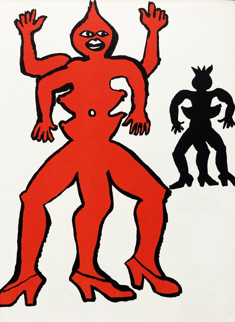 Alexander Calder - Derriere le Miroir: Artist: Alexander Calder Title: Derriere le Miroir Year: 1963 Dimensions: 20.5in. by 16in. Edition: From the rare limited edition Suite: Derriere le Miroir