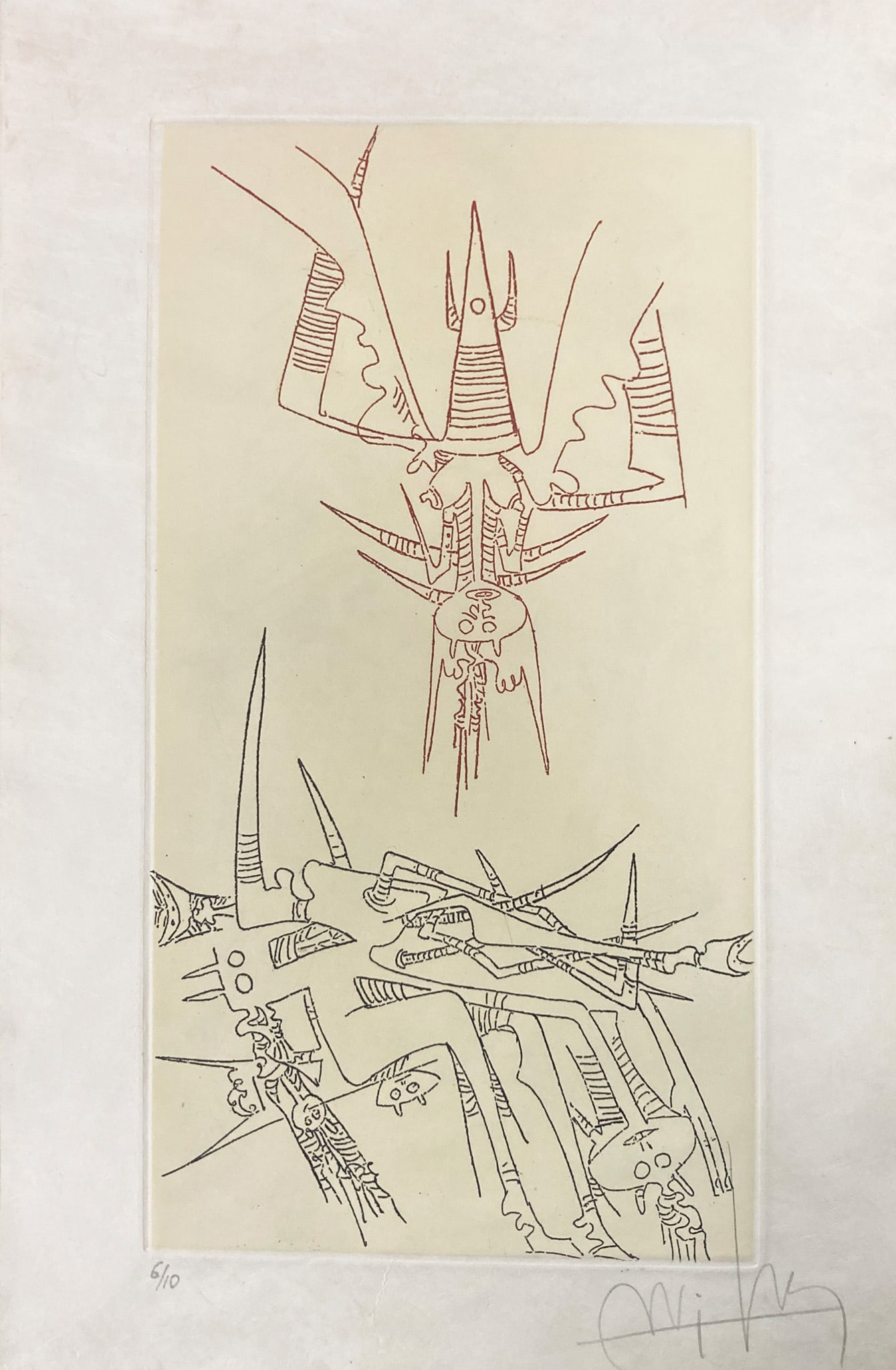 Wilfredo Lam - Untitled 12 from L Antichambre De La Nature (1 of 1)