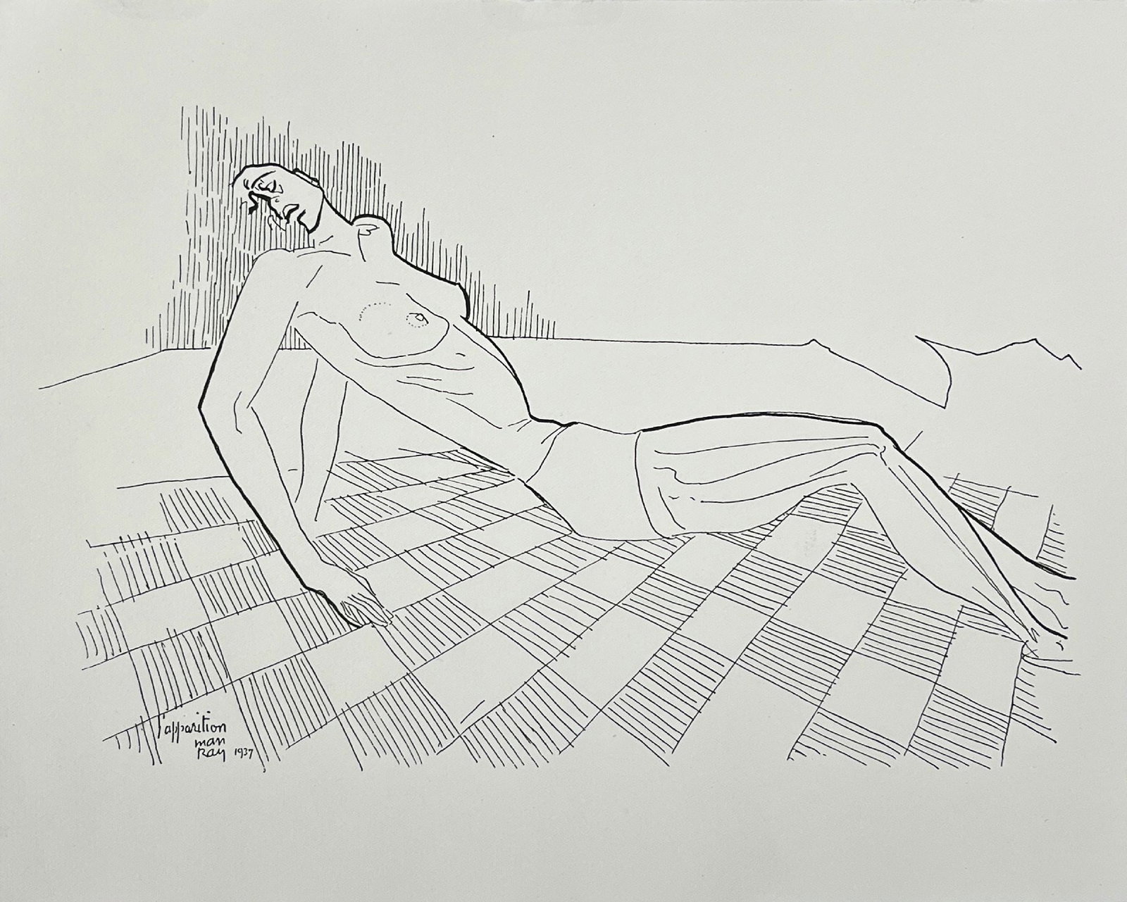 Man Ray - Untitled II: Artist: Man Ray Title: Untitled II Year: 1937 Dimensions: 11 x 8 3/4 in. Edition: From the Rare Limited Edition Publisher: Jean Bucher Paris Suite:</