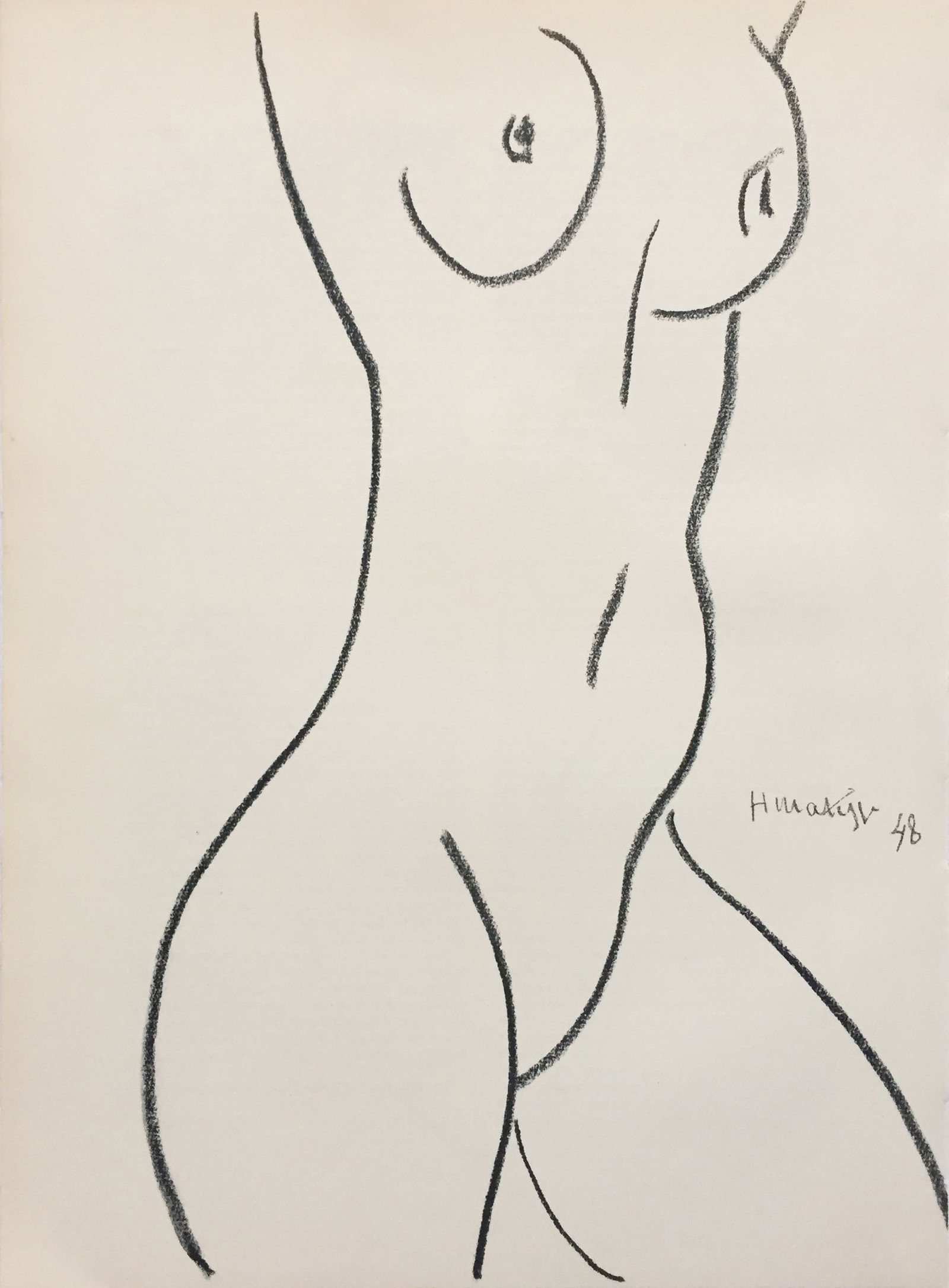 Henri Matisse - Nus I: Artist: Henri Matisse Title: Nus I Year: 1953 Dimensions: 10 x 14 in. Edition: From the Rare Limited Edition Publisher: Editions de la revue Verve Suite:<
