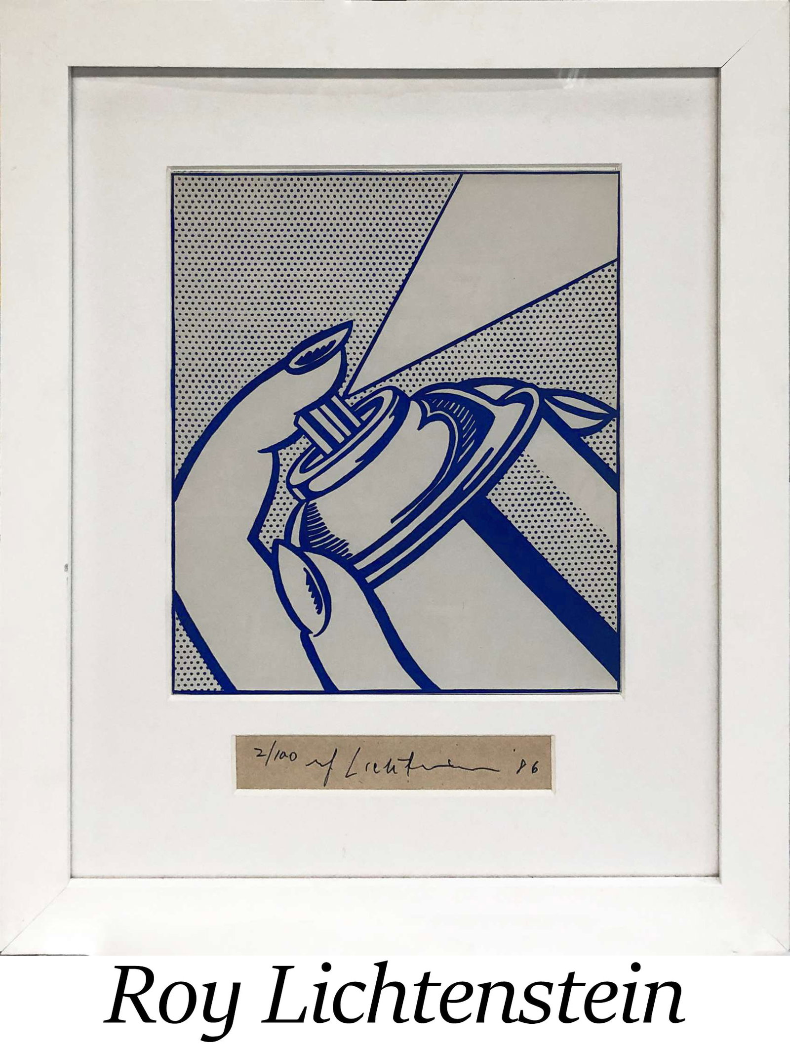 Roy Lichtenstein - Spray Can with Signature (1 of 2)