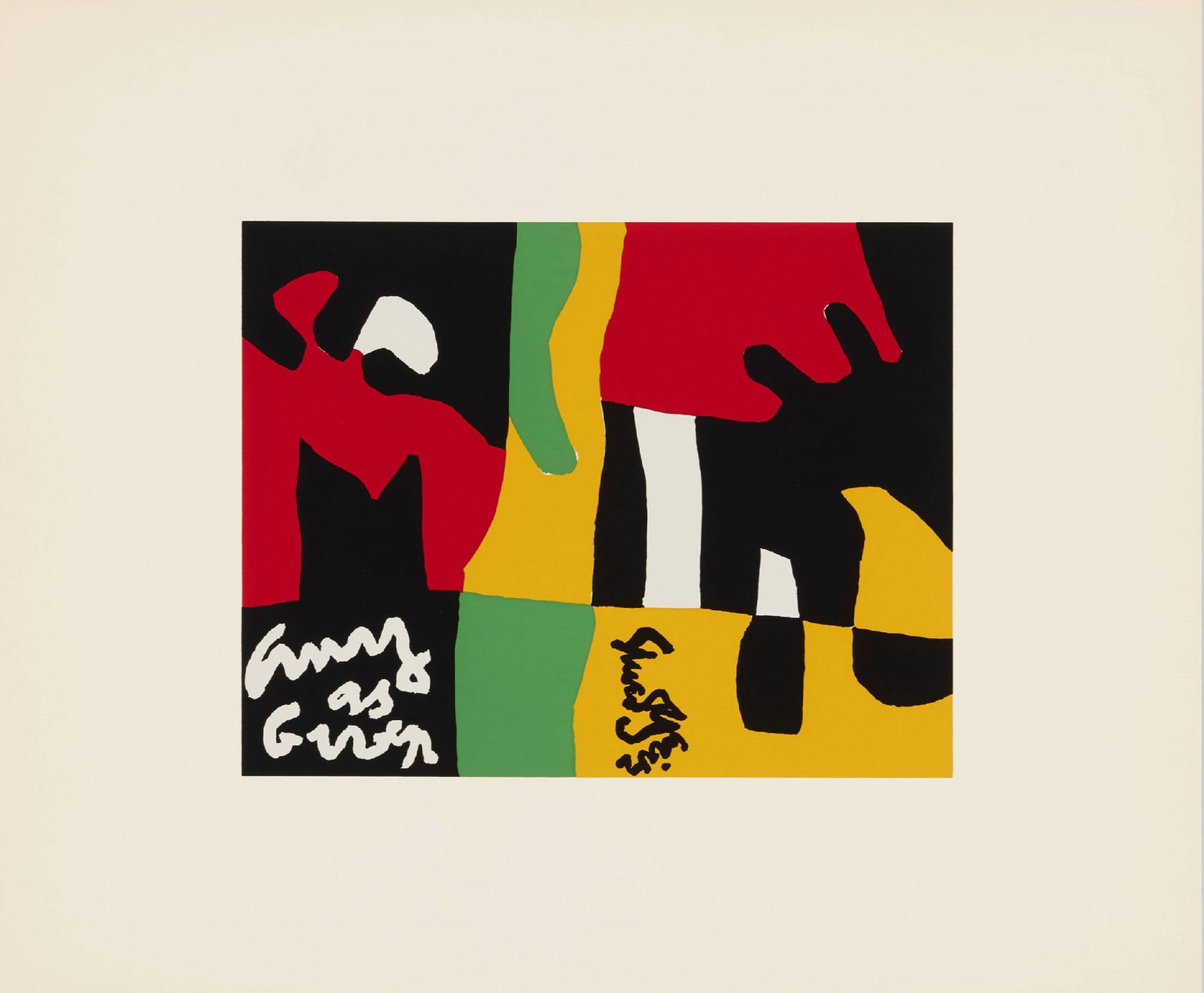 Stuart Davis - Untitled (from the X + X (Ten Works by Ten Painters) portfolio) (1 of 1)