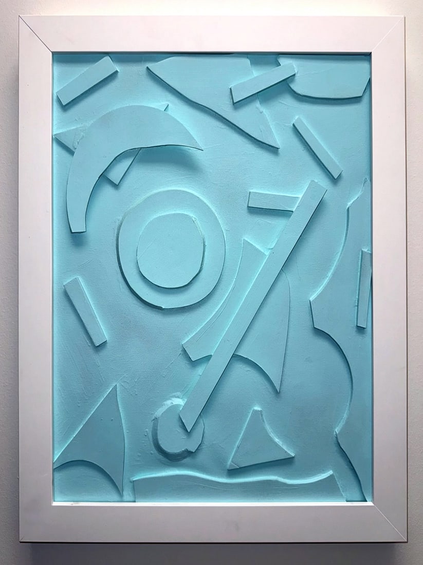 Matthew Steinberg - Core II: Artist: Matthew Steinberg Title: Core II Year: 2024 Dimensions: 22 1/2 x 18 3/4 in. Edition: Hand painted One-of-a-kind Piece Suite: Contemporary Series Medium: Hand-painted, acrylic, 3D construction
