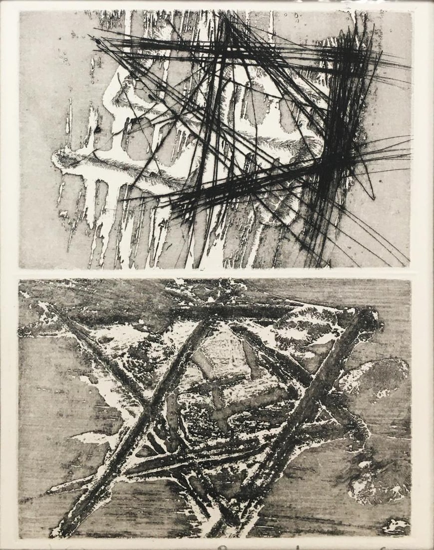 Boris Lurie - Senza Titolo: Artist: Boris Lurie Title: Senza Titolo Year: 1962 Dimensions: 10in. by 7.5in. Edition: Numbered from the rare limitted edition of 60 Publisher: Galleria Schwartz Milan Italy Suite: International