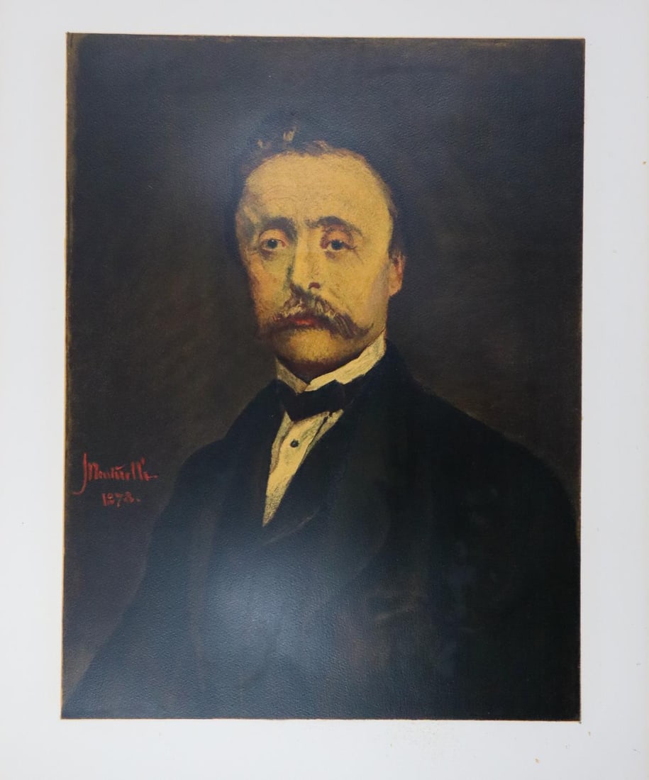 Adolphe Monticelli - Portrait du Maitre: Artist: Adolphe Monticelli Title: Portrait du Maitre Year: 1878 Dimensions: 26.77in. by 20.1in. Edition: From the rare limited edition Suite: From the Les Reali