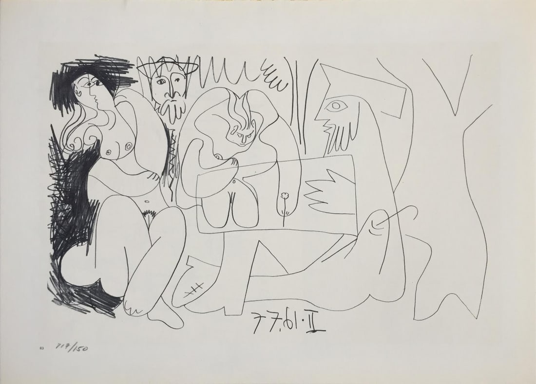 Pablo Picasso (After) - 7.7.61 II from "Les (1 of 1)