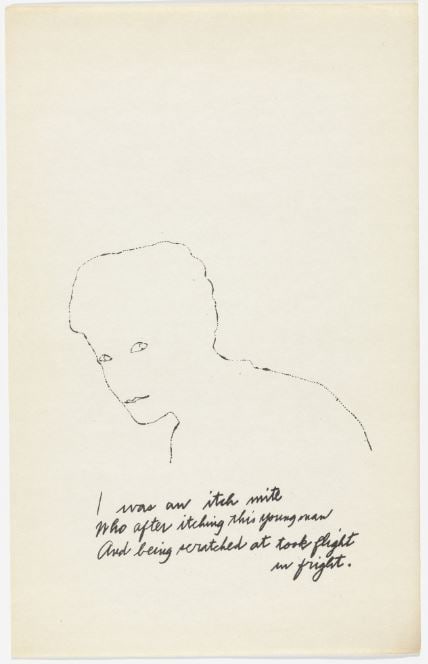 Andy Warhol - Letter i: Artist: Andy Warhol Title: Untitled 18 Year: 1953 Dimensions: 9.5in. by 6in. Edition: From the rare limited edition of approx. 100 Publisher: Andy Warhol New Yo