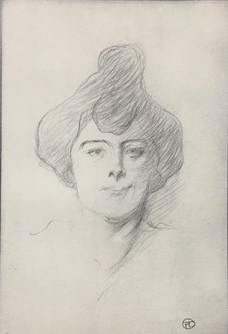 Henri Toulouse-Lautrec (After) - Tete de Femme III: Artist: Henri Toulouse-Lautrec (After) Title: Tete de Femme III Year: 1930 Dimensions: 12in. by 17in. Edition: V from the rare limited edition of X Publisher: C