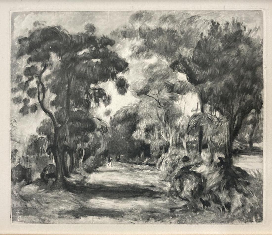 Pierre-Auguste Renoir (After) - Morning in the Park: Artist: Pierre-Auguste Renoir (After) Title: Morning in the Park Dimensions: 13in. by 12in. Edition: From the rare limited edition Medium: Heliogravure on Paper Con