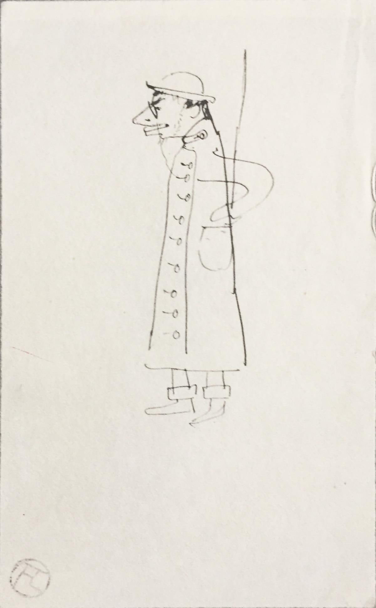 Henri Toulouse-Lautrec (After) - Cartoon Man: Artist: Henri Toulouse-Lautrec (After) Title: Cartoon Man Year: 1930 Dimensions: 12in. by 17in. Edition: V from the rare limited edition of X Publisher: Chez He