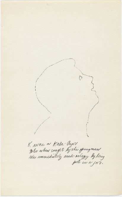 Andy Warhol - Letter K: Artist: Andy Warhol Title: Untitled 16 Year: 1953 Dimensions: 9.5in. by 6in. Edition: From the rare limited edition of approx. 100 Publisher: Andy Warhol New York Suite: A is an Alphabet Medium: