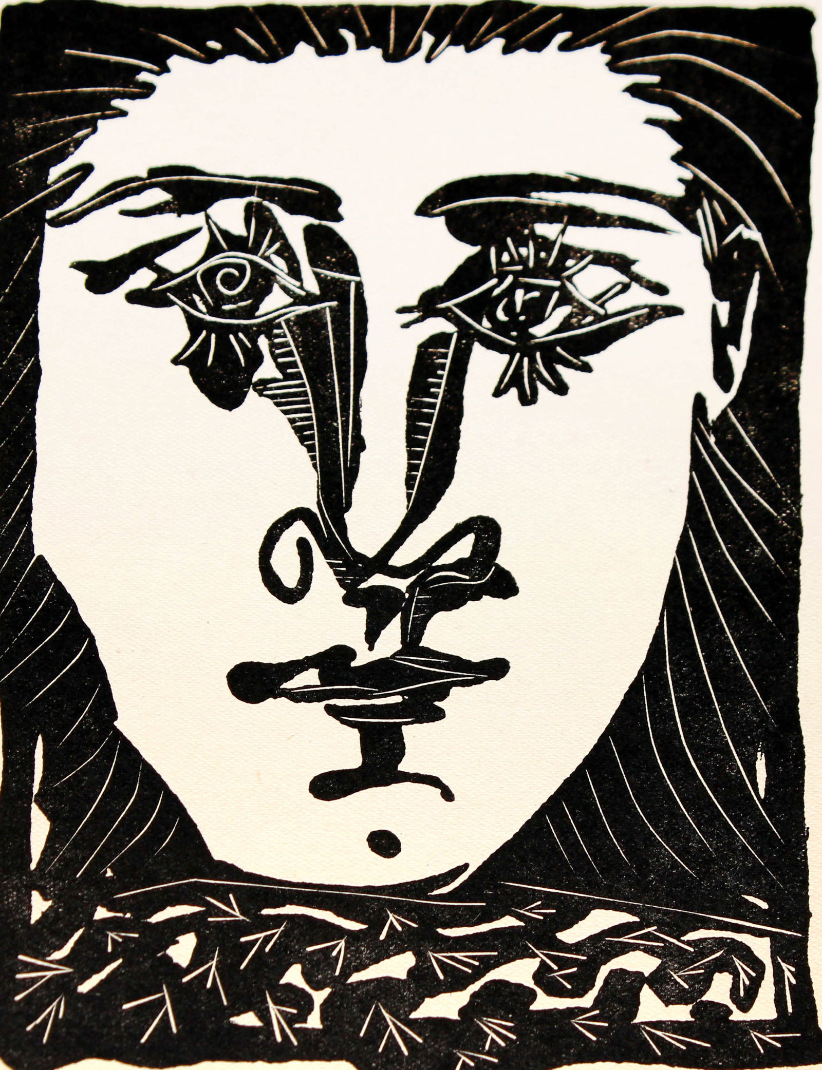 Pablo Picasso - Non Vouloir: Artist: Pablo Picasso Title: Non Vouloir Year: 1942 Dimensions: 7 1/2 x 5 1/2 in. Edition: From the rare limited edition of 420 Publisher: Editions Jeanne Buche