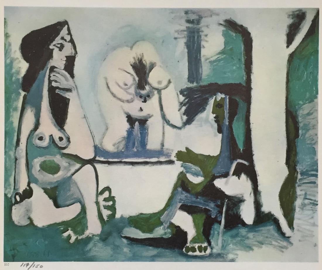 Pablo Picasso (After) - 19.8.61 from "Les Dejeuneres" (1 of 1)