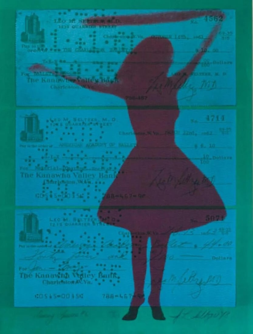 Joanne Seltzer - Dance Lesson 6: Artist: Joanne Seltzer Title: Dance Lesson 6 Year: 1978 Dimensions: 29in. by 23in. Edition: From the Rare Limited Edition of 200 Medium: Lithograph in Colors Condition: Excellent Signature Details: