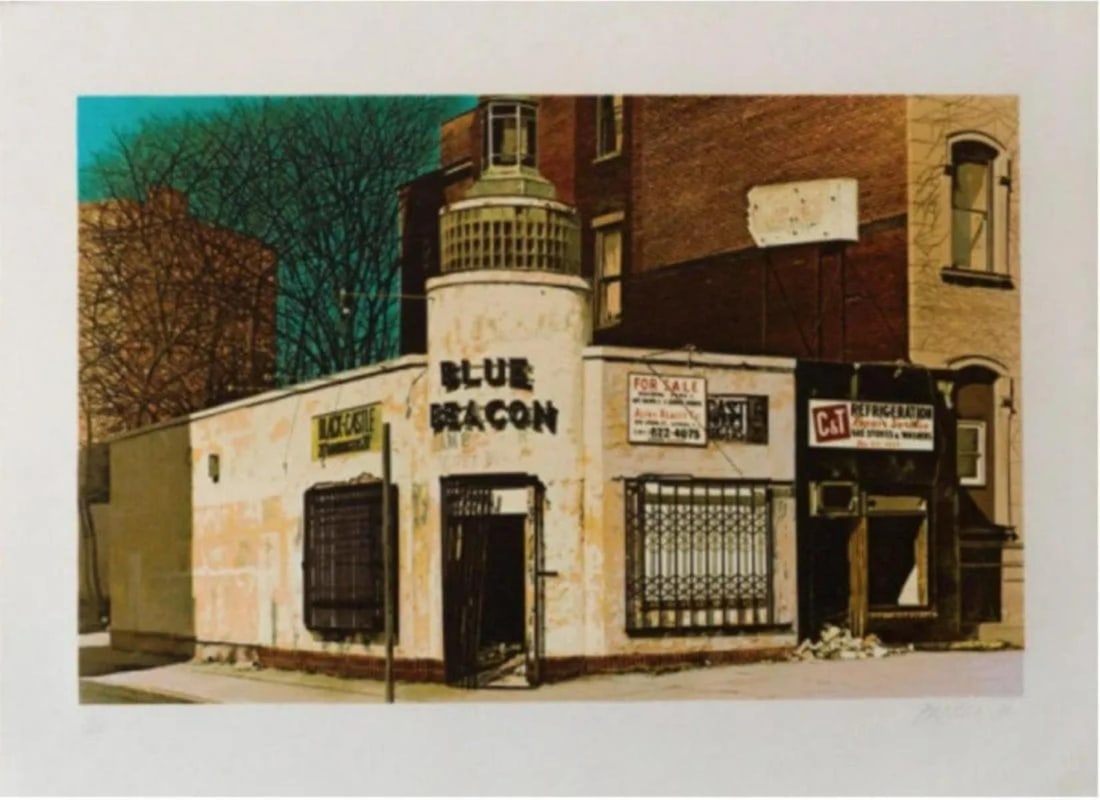 John Baeder - Blue Beacon (1 of 1)