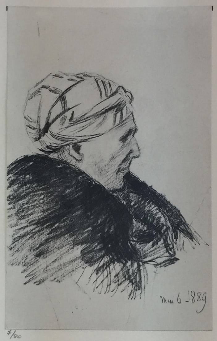 Camille Pissarro (After) - Mm. 6 1889: Artist: Camille Pissarro (After) Title: Mm. 6 1889 Year: 1922 Dimensions: 9 3/8in. by 12 3/4in. Edition: From the Rare Limited Edition of 80 Publisher: Bernhein Jeune Medium: Offset Lithograph