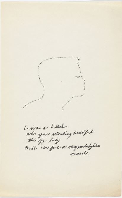 Andy Warhol - Letter L: Artist: Andy Warhol Title: Untitled 15 Year: 1953 Dimensions: 9.5in. by 6in. Edition: From the rare limited edition of approx. 100 Publisher: Andy Warhol New York Suite: A is an Alphabet Medium: