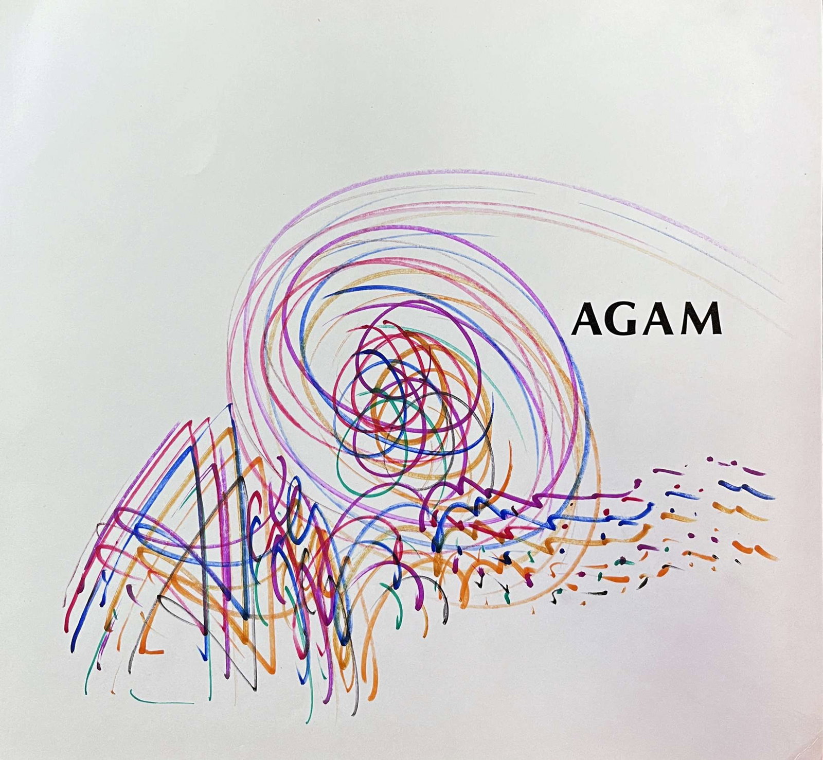 Yaacov Agam - Original Drawing X (1 of 1)