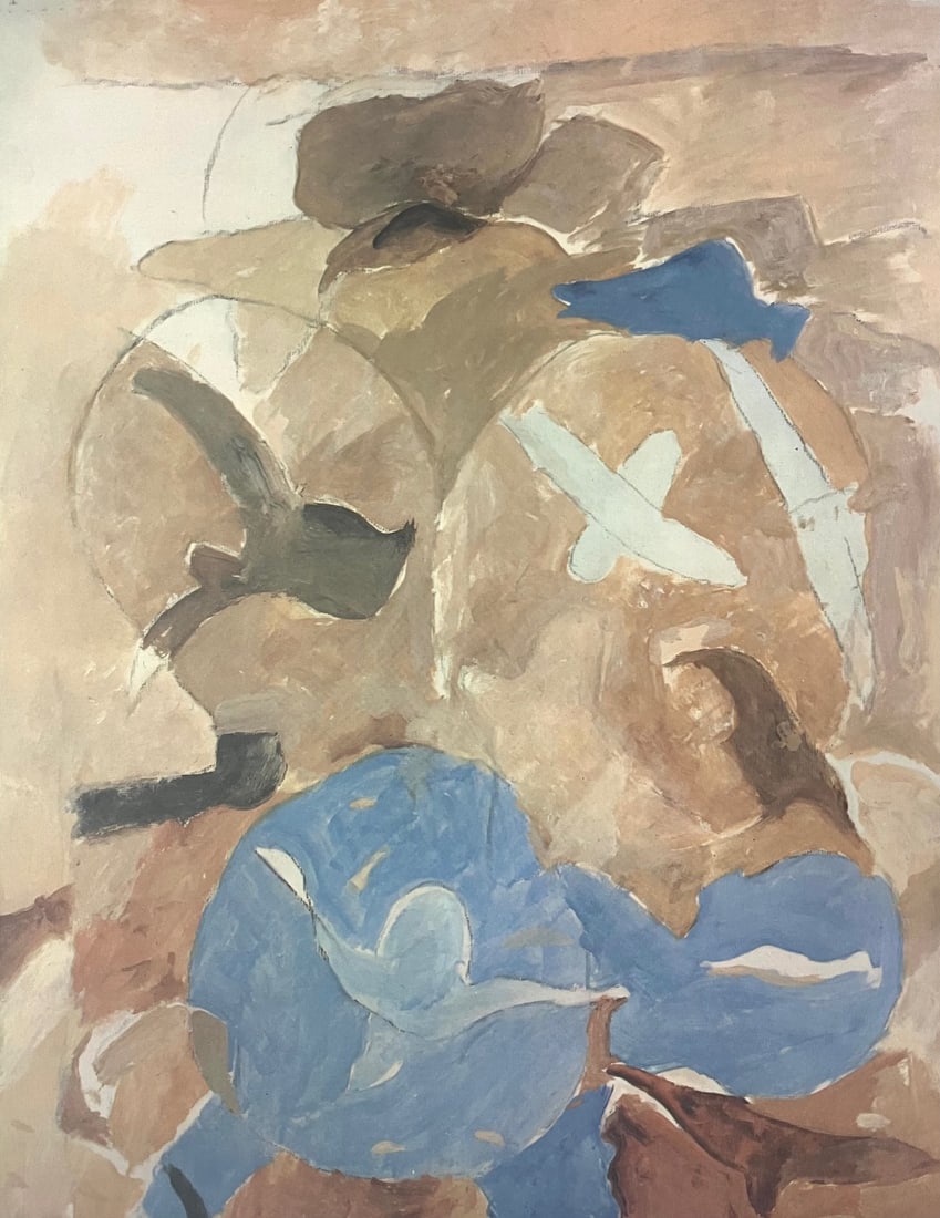 Georges Braque - Oiseau Dans Le Feuillage: Artist: Georges Braque Title: Oiseau Dans Le Feuillage Year: 1967 Dimensions: 11in. by 15in. Edition: From the Rare Limited Edition Publisher: Maeght Paris Suite: Derriere le Miroir No. 166 Medium: