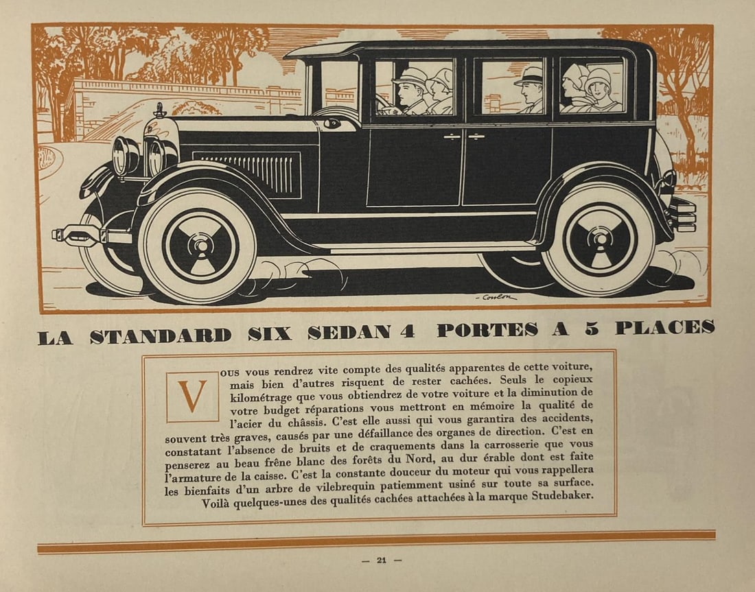 Coulon (Vintage Catalogue) - Les Automobiles Studebaker (1 of 4)