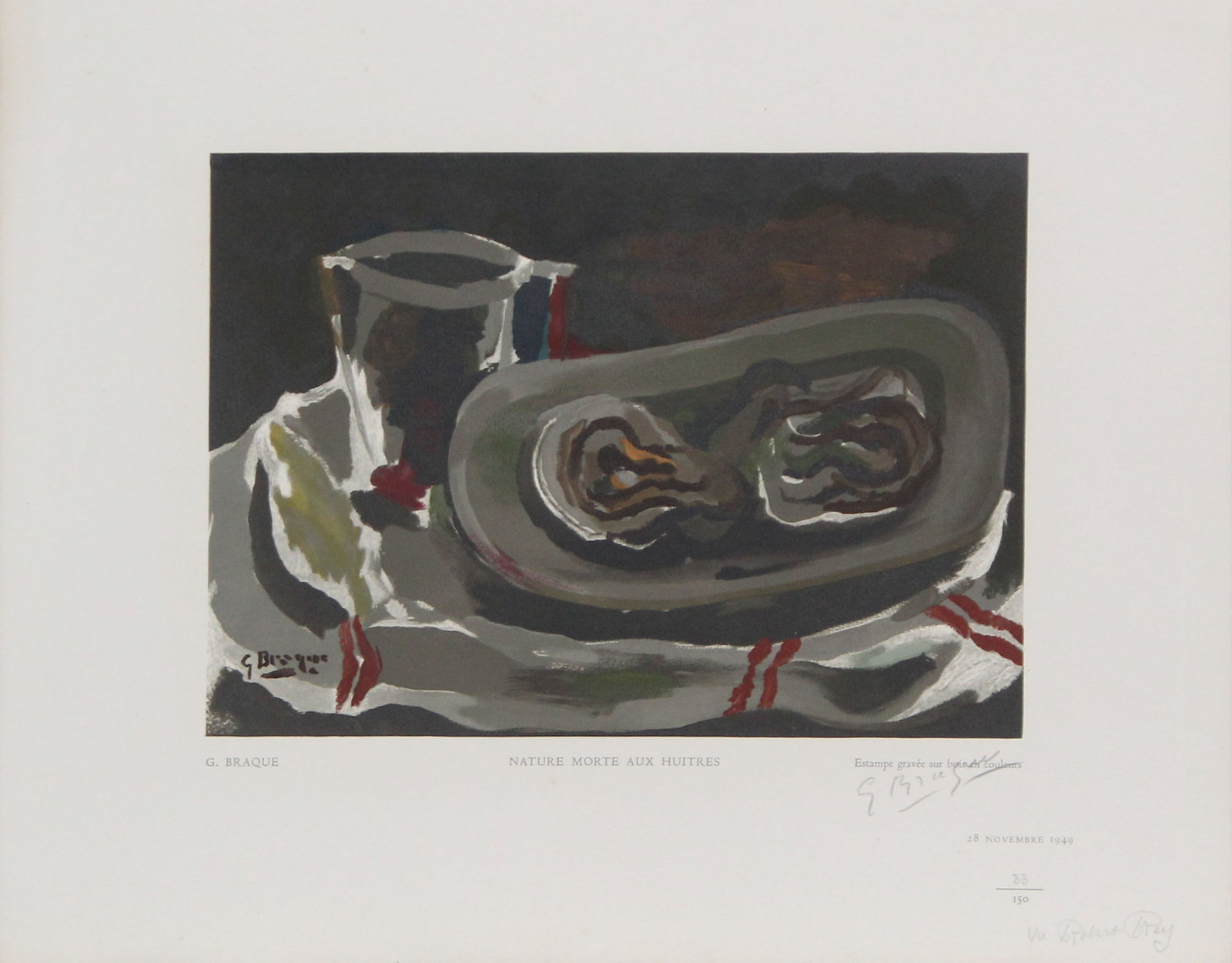 Georges Braque (After) - Nature Morte Aux Huitres (1 of 1)