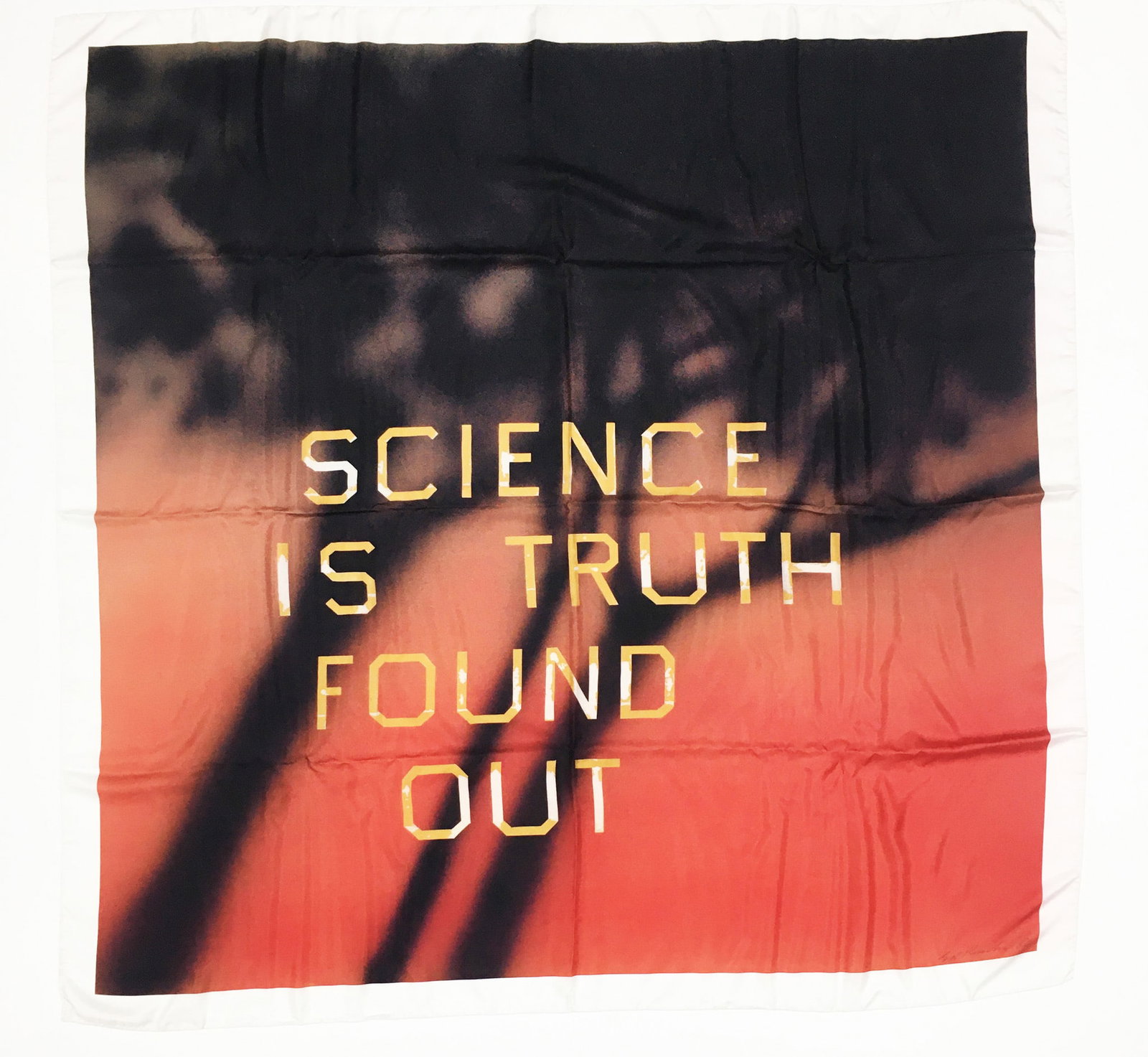 Edward Ruscha - Science Is Truth Found Out: Artist: Edward Ruscha Title: Science Is Truth Found Out Year: 2022 Dimensions: 51 1/4 x 51 1/4 in. Edition: Numbered from the Rare Limited Edition of 500 Publisher: